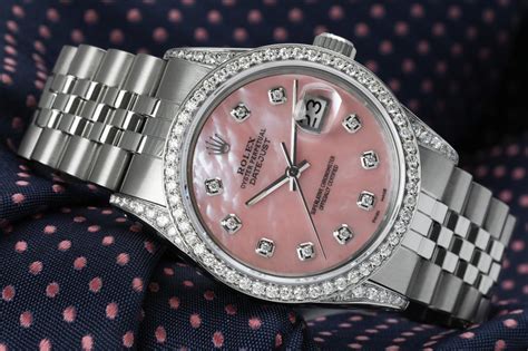 rolex pearl face vs white face|mother of pearl Rolex 36.